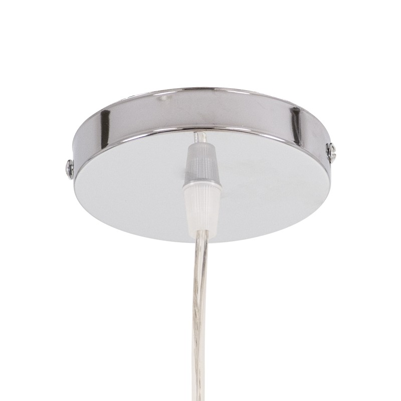 GLOBOSTAR® MANILA 00713 Boho Κρεμαστό Φωτιστικό Οροφής με Ντουί 1 x E27 AC 220-240V IP20 - Μπεζ - Μ50 x Π50 x Υ70cm