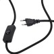 GloboStar® JAVAN 00737 Μοντέρνο Επιτραπέζιο Φωτιστικό Πορτατίφ Λαμπατέρ Μονόφωτο Μελί Γυάλινο Μαύρο Μεταλλικό Φ30 x Υ19cm GloboStar® JAVAN 00737 Μοντέρνο Επιτραπέζιο Φωτιστικό Πορτατίφ Λαμπατέρ Μονόφωτο Μελί Γυάλινο Μαύρο Μεταλλικό Φ30 x Υ19cm