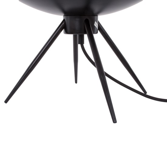 GloboStar® JAVAN 00738 Μοντέρνο Επιτραπέζιο Φωτιστικό Πορτατίφ Μονόφωτο 1 x E27 IP20 Ασημί Γυαλί με Μαύρο Μέταλλο - Μ30 x Π30 x Υ19cm GloboStar® JAVAN 00738 Μοντέρνο Επιτραπέζιο Φωτιστικό Πορτατίφ Λαμπατέρ Μονόφωτο Φιμέ Νίκελ Γυάλινο Μαύρο Μεταλλικό Φ30 x Υ19cm