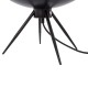 GloboStar® JAVAN 00738 Μοντέρνο Επιτραπέζιο Φωτιστικό Πορτατίφ Μονόφωτο 1 x E27 IP20 Ασημί Γυαλί με Μαύρο Μέταλλο - Μ30 x Π30 x Υ19cm GloboStar® JAVAN 00738 Μοντέρνο Επιτραπέζιο Φωτιστικό Πορτατίφ Λαμπατέρ Μονόφωτο Φιμέ Νίκελ Γυάλινο Μαύρο Μεταλλικό Φ30 x Υ19cm