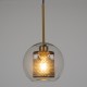 GloboStar® AVERY 00739 Μοντέρνο Κρεμαστό Φωτιστικό Μπάλα Μονόφωτο 1 x E27 IP20 Διάφανο Γυαλί με Χρυσό Μέταλλο - Μ18 x Π18 x Υ38cm GloboStar® AVERY 00739 Μοντέρνο Κρεμαστό Φωτιστικό Μπάλα Μονόφωτο 1 x E27 IP20 Διάφανο Γυαλί με Χρυσό Μέταλλο - Μ18 x Π18 x Υ38cm