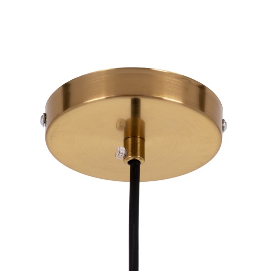 GloboStar® AVERY 00739 Μοντέρνο Κρεμαστό Φωτιστικό Μπάλα Μονόφωτο 1 x E27 IP20 Διάφανο Γυαλί με Χρυσό Μέταλλο - Μ18 x Π18 x Υ38cm GloboStar® AVERY 00739 Μοντέρνο Κρεμαστό Φωτιστικό Μπάλα Μονόφωτο 1 x E27 IP20 Διάφανο Γυαλί με Χρυσό Μέταλλο - Μ18 x Π18 x Υ38cm
