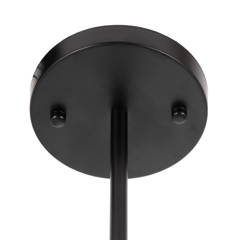 GloboStar® JOLIET 00780 Μοντέρνο Φωτιστικό Οροφής Πλέγμα Πολύφωτο 6 x G9 IP20 Μαύρο & Χρυσό Μέταλλο - Μ93 x Π93 x Υ87cm