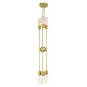 GloboStar® ZANE 00786 Μοντέρνο Φωτιστικό Οροφής Πλέγμα Πολύφωτο 6 x E27 IP20 Χρυσό Μέταλλο - Μ70 x Π70 x Υ100cm GloboStar® ZANE 00786 Μοντέρνο Φωτιστικό Οροφής Πλέγμα Πολύφωτο 6 x E27 IP20 Χρυσό Μέταλλο - Μ70 x Π70 x Υ100cm
