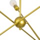 GloboStar® ZANE 00786 Μοντέρνο Φωτιστικό Οροφής Πλέγμα Πολύφωτο 6 x E27 IP20 Χρυσό Μέταλλο - Μ70 x Π70 x Υ100cm GloboStar® ZANE 00786 Μοντέρνο Φωτιστικό Οροφής Πλέγμα Πολύφωτο 6 x E27 IP20 Χρυσό Μέταλλο - Μ70 x Π70 x Υ100cm