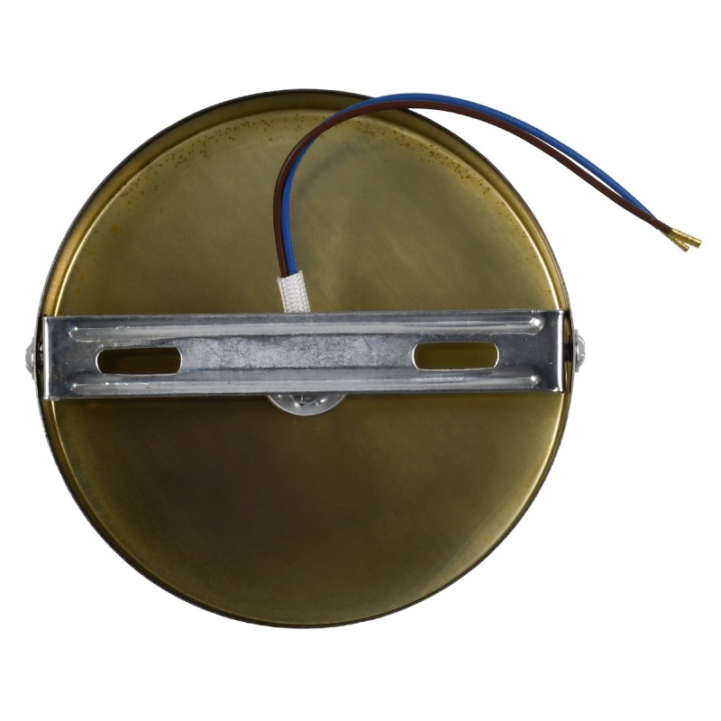 GloboStar® SARA 00847 Μοντέρνο Φωτιστικό Οροφής Σποτ Μονόφωτο 1 x E27 IP20 Μπρούτζινο Μέταλλο - Μ10 x Π10 x Υ10.3cm