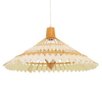 GLOBOSTAR® VENTALIA 00896 Boho Κρεμαστό Φωτιστικό Οροφής με Ντουί 1 x E27 AC 220-240V IP20 - Μπεζ - Μ60 x Π60 x Υ30cm