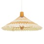 GLOBOSTAR® VENTALIA 00896 Boho Κρεμαστό Φωτιστικό Οροφής με Ντουί 1 x E27 AC 220-240V IP20 - Μπεζ - Μ60 x Π60 x Υ30cm