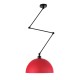 GloboStar® LOTUS 00938 Μοντέρνο Φωτιστικό Οροφής Καμπάνα Μονόφωτο 1 x E27 IP20 Κόκκινο, Μαύρο & Λευκό Μέταλλο - Μ30 x Π30 x Υ21cm GloboStar® LOTUS 00938 Μοντέρνο Φωτιστικό Οροφής Καμπάνα Μονόφωτο 1 x E27 IP20 Κόκκινο, Μαύρο & Λευκό Μέταλλο - Μ30 x Π30 x Υ21cm