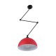 GloboStar® LOTUS 00938 Μοντέρνο Φωτιστικό Οροφής Καμπάνα Μονόφωτο 1 x E27 IP20 Κόκκινο, Μαύρο & Λευκό Μέταλλο - Μ30 x Π30 x Υ21cm GloboStar® LOTUS 00938 Μοντέρνο Φωτιστικό Οροφής Καμπάνα Μονόφωτο 1 x E27 IP20 Κόκκινο, Μαύρο & Λευκό Μέταλλο - Μ30 x Π30 x Υ21cm