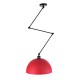 GloboStar® LOTUS 00938 Μοντέρνο Φωτιστικό Οροφής Καμπάνα Μονόφωτο 1 x E27 IP20 Κόκκινο, Μαύρο & Λευκό Μέταλλο - Μ30 x Π30 x Υ21cm GloboStar® LOTUS 00938 Μοντέρνο Φωτιστικό Οροφής Καμπάνα Μονόφωτο 1 x E27 IP20 Κόκκινο, Μαύρο & Λευκό Μέταλλο - Μ30 x Π30 x Υ21cm