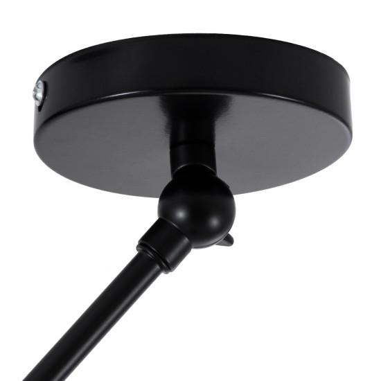 GloboStar® LOTUS 00938 Μοντέρνο Φωτιστικό Οροφής Καμπάνα Μονόφωτο 1 x E27 IP20 Κόκκινο, Μαύρο & Λευκό Μέταλλο - Μ30 x Π30 x Υ21cm GloboStar® LOTUS 00938 Μοντέρνο Φωτιστικό Οροφής Καμπάνα Μονόφωτο 1 x E27 IP20 Κόκκινο, Μαύρο & Λευκό Μέταλλο - Μ30 x Π30 x Υ21cm