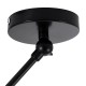 GloboStar® LOTUS 00938 Μοντέρνο Φωτιστικό Οροφής Καμπάνα Μονόφωτο 1 x E27 IP20 Κόκκινο, Μαύρο & Λευκό Μέταλλο - Μ30 x Π30 x Υ21cm GloboStar® LOTUS 00938 Μοντέρνο Φωτιστικό Οροφής Καμπάνα Μονόφωτο 1 x E27 IP20 Κόκκινο, Μαύρο & Λευκό Μέταλλο - Μ30 x Π30 x Υ21cm