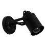 GLOBOSTAR® JAKE 00948 Μοντέρνο Φωτιστικό Τοίχου - Απλίκα με Ντουί 1 x E27 AC 220-240V IP20 - Μαύρο - Μ9 x Π22 x Y22cm
