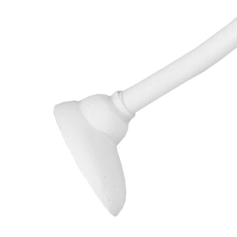 GloboStar® FIGURE 10000981 Παιδικό Κρεμαστό Φωτιστικό Ράγα Τρίφωτο 3 x E27 IP20 Λευκό Μέταλλο - Μ70 x Π10 x Υ105cm