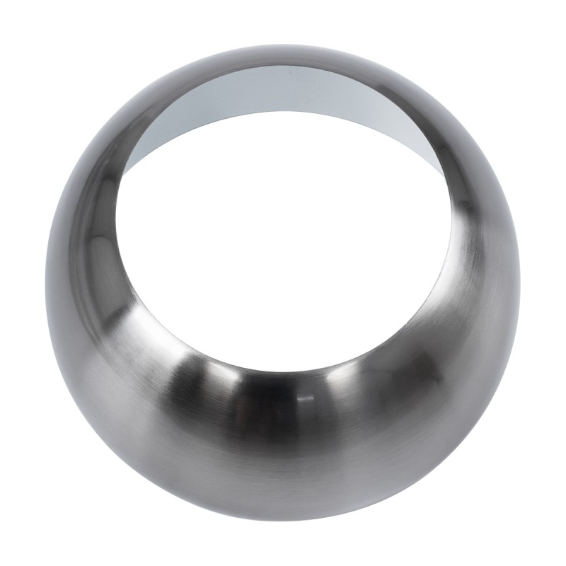 GloboStar® PRAGUE 00990 Μοντέρνο Επιδαπέδιο Φωτιστικό Μονόφωτο 1 x E27 IP20 Ασημί Αλουμίνιο με Μαύρο Μάρμαρο - Μ210 x Π45 x Υ220cm