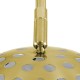 GloboStar® PRAGUE 00991 Μοντέρνο Επιδαπέδιο Φωτιστικό Μονόφωτο 1 x E27 IP20 Χρυσό Μέταλλο με Μαύρο Μάρμαρο - Μ90 x Π29.5 x Υ180cm