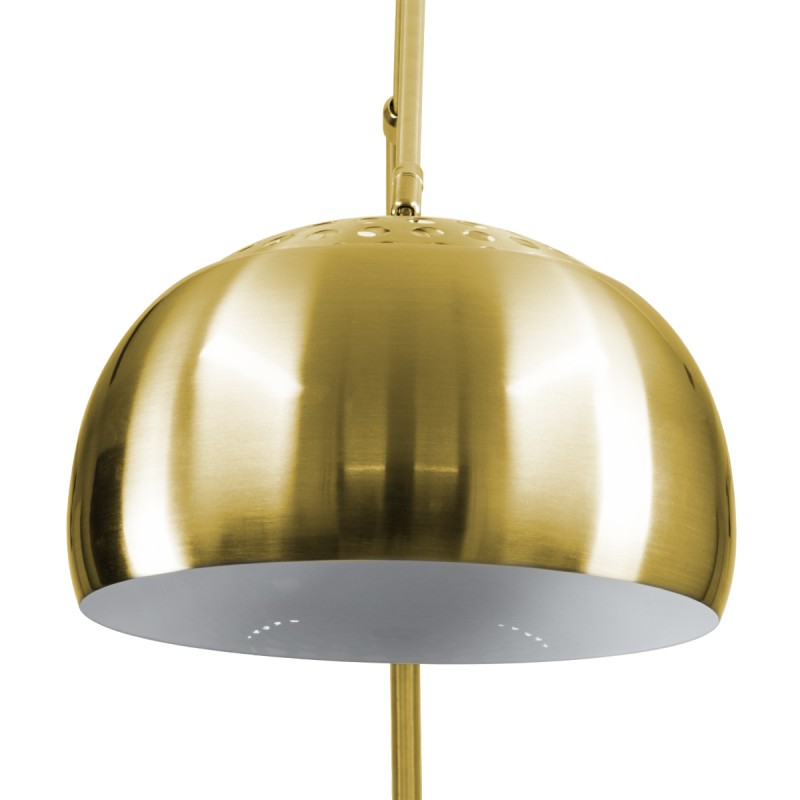 GLOBOSTAR® PRAGUE 00992 Μοντέρνο Επιδαπέδιο Φωτιστικό με Ντουί 1 x E27 AC 220-240V IP20 - Χρυσό Βούρτσας - Μ210 x Π45 x Υ220cm