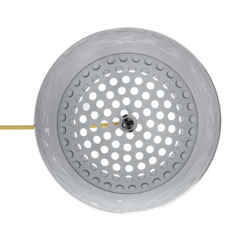 GLOBOSTAR® PRAGUE 00992 Μοντέρνο Επιδαπέδιο Φωτιστικό με Ντουί 1 x E27 AC 220-240V IP20 - Χρυσό Βούρτσας - Μ210 x Π45 x Υ220cm