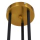 GloboStar® VELVET 00994 Μοντέρνο Φωτιστικό Οροφής Πλέγμα Πολύφωτο 6 x G9 IP20 Μαύρο & Χρυσό Μέταλλο με Λευκό Γυαλί - Μ80 x Π80 x Υ85cm GloboStar® VELVET 00994 Μοντέρνο Φωτιστικό Οροφής Πλέγμα Πολύφωτο 6 x G9 IP20 Μαύρο & Χρυσό Μέταλλο με Λευκό Γυαλί - Μ80 x Π80 x Υ85cm
