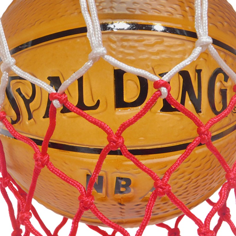 GloboStar® NBA 01027 Μοντέρνο Κρεμαστό Φωτιστικό Μπάλα Μονόφωτο 1 x E27 IP20 Μαύρο Μέταλλο με Πορτοκαλί & Μαύρο Γυαλί - Μ32 x Π32 x Υ58cm