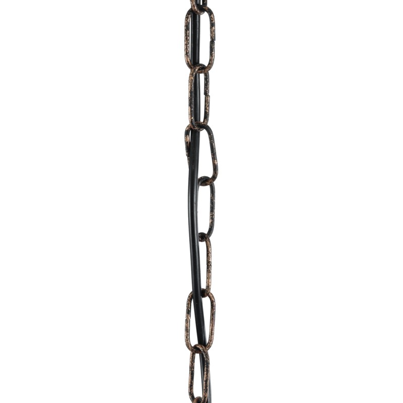 GloboStar® BARN 01045 Vintage Κρεμαστό Φωτιστικό Καμπάνα Μονόφωτο 1 x E27 IP20 Χάλκινο Μέταλλο - Μ46 x Π46 x Υ36cm