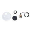 GLOBOSTAR® BINGLEY 01075 Vintage Κρεμαστό Φωτιστικό Οροφής με Ντουί 1 x E27 AC 220-240V IP20 - Διάφανο & Χρυσό - Μ24.5 x Π24.5 x Υ15cm
