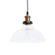 GLOBOSTAR® BINGLEY 01075 Vintage Κρεμαστό Φωτιστικό Οροφής με Ντουί 1 x E27 AC 220-240V IP20 - Διάφανο & Χρυσό - Μ24.5 x Π24.5 x Υ15cm GLOBOSTAR® BINGLEY 01075 Vintage Κρεμαστό Φωτιστικό Οροφής με Ντουί 1 x E27 AC 220-240V IP20 - Διάφανο & Χρυσό - Μ24.5 x Π24.5 x Υ15cm