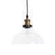 GLOBOSTAR® BINGLEY 01075 Vintage Κρεμαστό Φωτιστικό Οροφής με Ντουί 1 x E27 AC 220-240V IP20 - Διάφανο & Χρυσό - Μ24.5 x Π24.5 x Υ15cm GLOBOSTAR® BINGLEY 01075 Vintage Κρεμαστό Φωτιστικό Οροφής με Ντουί 1 x E27 AC 220-240V IP20 - Διάφανο & Χρυσό - Μ24.5 x Π24.5 x Υ15cm