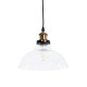 GLOBOSTAR® BINGLEY 01075 Vintage Κρεμαστό Φωτιστικό Οροφής με Ντουί 1 x E27 AC 220-240V IP20 - Διάφανο & Χρυσό - Μ24.5 x Π24.5 x Υ15cm GLOBOSTAR® BINGLEY 01075 Vintage Κρεμαστό Φωτιστικό Οροφής με Ντουί 1 x E27 AC 220-240V IP20 - Διάφανο & Χρυσό - Μ24.5 x Π24.5 x Υ15cm