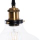 GLOBOSTAR® BINGLEY 01075 Vintage Κρεμαστό Φωτιστικό Οροφής με Ντουί 1 x E27 AC 220-240V IP20 - Διάφανο & Χρυσό - Μ24.5 x Π24.5 x Υ15cm GLOBOSTAR® BINGLEY 01075 Vintage Κρεμαστό Φωτιστικό Οροφής με Ντουί 1 x E27 AC 220-240V IP20 - Διάφανο & Χρυσό - Μ24.5 x Π24.5 x Υ15cm