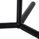 GloboStar® ELFIS 01100 Μοντέρνο Επιτραπέζιο Φωτιστικό Πορτατίφ Μονόφωτο 1 x E27 IP20 Μαύρο Μέταλλο με Λευκό Γυαλί - Μ22 x Π27 x Υ41cm GloboStar® ELFIS 01100 Μοντέρνο Επιτραπέζιο Φωτιστικό Πορτατίφ Μονόφωτο 1 x E27 Λευκή Γυάλινη Μπάλα με Μεταλλικό Μαύρο Σώμα Φ15 x Υ41cm