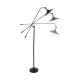 GloboStar® WYNGE 01101 Vintage Επιδαπέδιο Φωτιστικό Μονόφωτο 1 x E27 IP20 Μαύρο & Χρυσό Μέταλλο - Μ95 x Π27 x Υ174cm GloboStar® WYNGE 01101 Vintage Επιδαπέδιο Φωτιστικό Μονόφωτο 1 x E27 IP20 Μαύρο & Χρυσό Μέταλλο - Μ95 x Π27 x Υ174cm