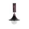GloboStar® ANNIEL 01124 Vintage Επιτοίχιο Φωτιστικό Απλίκα Μονόφωτο 1 x E27 IP20 Χάλκινο Μέταλλο - Μ27 x Π40 x Υ56cm
