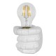 GloboStar® FIST 01137 Μοντέρνο Επιτοίχιο Φωτιστικό Απλίκα Μονόφωτο 1 x E27 IP20 Λευκό Γύψο - Μ15 x Π10 x Υ10cm GloboStar® FIST 01137 Μοντέρνο Επιτοίχιο Φωτιστικό Απλίκα Μονόφωτο 1 x E27 IP20 Λευκό Γύψο - Μ15 x Π10 x Υ10cm