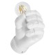 GloboStar® FIST 01137 Μοντέρνο Επιτοίχιο Φωτιστικό Απλίκα Μονόφωτο 1 x E27 IP20 Λευκό Γύψο - Μ15 x Π10 x Υ10cm GloboStar® FIST 01137 Μοντέρνο Επιτοίχιο Φωτιστικό Απλίκα Μονόφωτο 1 x E27 IP20 Λευκό Γύψο - Μ15 x Π10 x Υ10cm