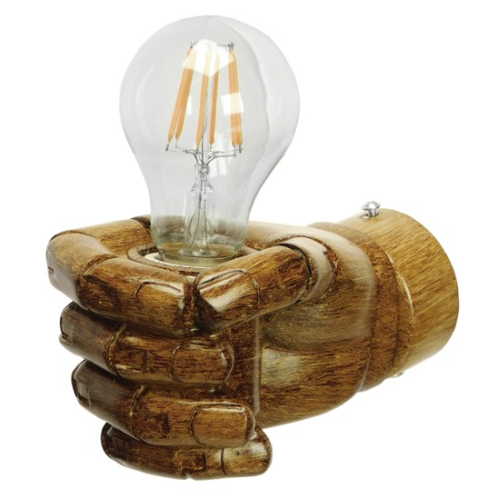 GloboStar® FIST 01138 Μοντέρνο Επιτοίχιο Φωτιστικό Απλίκα Μονόφωτο 1 x E27 IP20 Καφέ Γύψο - Μ15 x Π10 x Υ10cm GloboStar® FIST 01138 Μοντέρνο Επιτοίχιο Φωτιστικό Απλίκα Μονόφωτο 1 x E27 IP20 Καφέ Γύψο - Μ15 x Π10 x Υ10cm