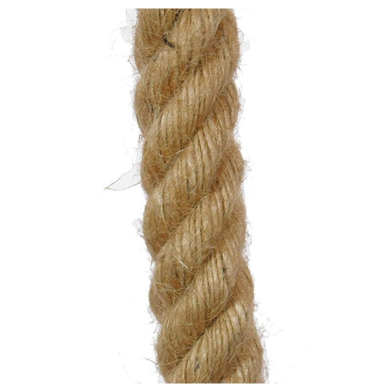 GloboStar® LANTERN 01186 Vintage Κρεμαστό Φωτιστικό Ανάρτηση Μονόφωτο 1 x E27 IP20 Μαύρο & Χρυσό Μέταλλο με Μπεζ Σχοινί - Μ15 x Π15 x Υ24cm