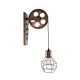 GloboStar® RYDON 01216 Vintage Επιτοίχιο Φωτιστικό Απλίκα Μονόφωτο 1 x E27 IP20 Χάλκινο Μέταλλο - Μ15 x Π24 x Υ70cm GloboStar® RYDON 01216 Vintage Επιτοίχιο Φωτιστικό Απλίκα Μονόφωτο 1 x E27 IP20 Χάλκινο Μέταλλο - Μ15 x Π24 x Υ70cm