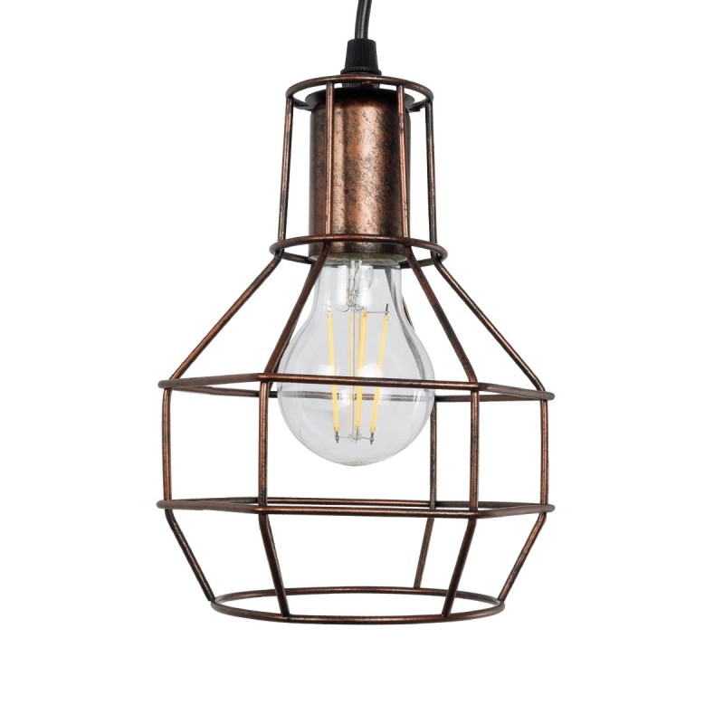 GloboStar® RYDON 01216 Vintage Επιτοίχιο Φωτιστικό Απλίκα Μονόφωτο 1 x E27 IP20 Χάλκινο Μέταλλο - Μ15 x Π24 x Υ70cm