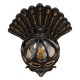 GloboStar® CORNELIA 01250 Vintage Επιτοίχιο Φωτιστικό Απλίκα Μονόφωτο 1 x E27 IP20 Καφέ & Χρυσό Μέταλλο με Μελί Γυαλί - Μ20 x Π32 x Υ55cm GloboStar® CORNELIA 01250 Vintage Επιτοίχιο Φωτιστικό Απλίκα Μονόφωτο 1 x E27 IP20 Καφέ & Χρυσό Μέταλλο με Μελί Γυαλί - Μ20 x Π32 x Υ55cm