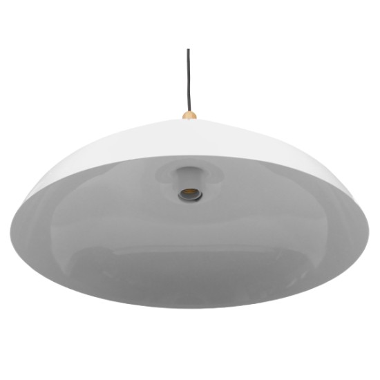 GLOBOSTAR® VALLETE 01256 Μοντέρνο Κρεμαστό Φωτιστικό Οροφής με Ντουί 1 x E27 AC 220-240V IP20 - Λευκό & Μπεζ - Μ45 x Π45 x Υ27cm GLOBOSTAR® VALLETE 01256 Μοντέρνο Κρεμαστό Φωτιστικό Οροφής με Ντουί 1 x E27 AC 220-240V IP20 - Λευκό & Μπεζ - Μ45 x Π45 x Υ27cm