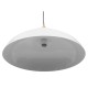 GLOBOSTAR® VALLETE 01256 Μοντέρνο Κρεμαστό Φωτιστικό Οροφής με Ντουί 1 x E27 AC 220-240V IP20 - Λευκό & Μπεζ - Μ45 x Π45 x Υ27cm GLOBOSTAR® VALLETE 01256 Μοντέρνο Κρεμαστό Φωτιστικό Οροφής με Ντουί 1 x E27 AC 220-240V IP20 - Λευκό & Μπεζ - Μ45 x Π45 x Υ27cm
