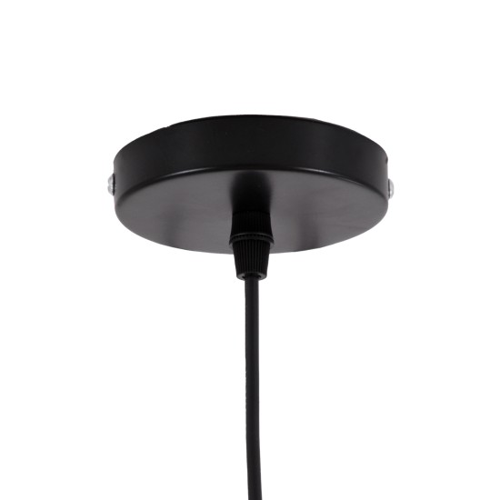 GloboStar® VILI 01261 Μοντέρνο Κρεμαστό Φωτιστικό Καμπάνα Μονόφωτο 1 x E27 IP20 Μαύρο & Μπεζ Μέταλλο - Μ35 x Π35 x Υ27cm GloboStar® VILI 01261 Μοντέρνο Κρεμαστό Φωτιστικό Καμπάνα Μονόφωτο 1 x E27 IP20 Μαύρο & Μπεζ Μέταλλο - Μ35 x Π35 x Υ27cm