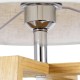 GloboStar® SQUID 01265 Μοντέρνο Επιτραπέζιο Φωτιστικό Πορτατίφ Μονόφωτο 1 x E27 IP20 Μπεζ Ξύλο με Μπεζ Ύφασμα - Μ30 x Π30 x Υ63cm GloboStar® SQUID 01265 Μοντέρνο Επιτραπέζιο Φωτιστικό Πορτατίφ Μονόφωτο 1 x E27 Ξύλινο με Μπεζ Καπέλο Φ30 x Υ63cm