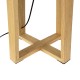 GloboStar® SQUID 01265 Μοντέρνο Επιτραπέζιο Φωτιστικό Πορτατίφ Μονόφωτο 1 x E27 IP20 Μπεζ Ξύλο με Μπεζ Ύφασμα - Μ30 x Π30 x Υ63cm GloboStar® SQUID 01265 Μοντέρνο Επιτραπέζιο Φωτιστικό Πορτατίφ Μονόφωτο 1 x E27 Ξύλινο με Μπεζ Καπέλο Φ30 x Υ63cm