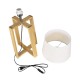 GloboStar® SQUID 01265 Μοντέρνο Επιτραπέζιο Φωτιστικό Πορτατίφ Μονόφωτο 1 x E27 IP20 Μπεζ Ξύλο με Μπεζ Ύφασμα - Μ30 x Π30 x Υ63cm GloboStar® SQUID 01265 Μοντέρνο Επιτραπέζιο Φωτιστικό Πορτατίφ Μονόφωτο 1 x E27 Ξύλινο με Μπεζ Καπέλο Φ30 x Υ63cm
