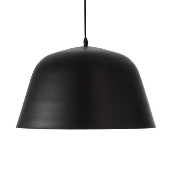 GloboStar® UPVALE 01281 Μοντέρνο Κρεμαστό Φωτιστικό Καμπάνα Μονόφωτο 1 x E27 IP20 Μαύρο & Λευκό Μέταλλο - Μ40 x Π40 x Υ24cm GloboStar® UPVALE 01281 Μοντέρνο Κρεμαστό Φωτιστικό Καμπάνα Μονόφωτο 1 x E27 IP20 Μαύρο & Λευκό Μέταλλο - Μ40 x Π40 x Υ24cm