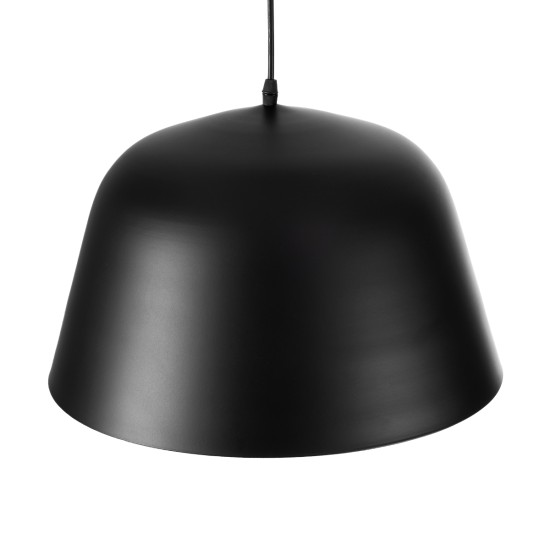 GloboStar® UPVALE 01281 Μοντέρνο Κρεμαστό Φωτιστικό Καμπάνα Μονόφωτο 1 x E27 IP20 Μαύρο & Λευκό Μέταλλο - Μ40 x Π40 x Υ24cm GloboStar® UPVALE 01281 Μοντέρνο Κρεμαστό Φωτιστικό Καμπάνα Μονόφωτο 1 x E27 IP20 Μαύρο & Λευκό Μέταλλο - Μ40 x Π40 x Υ24cm