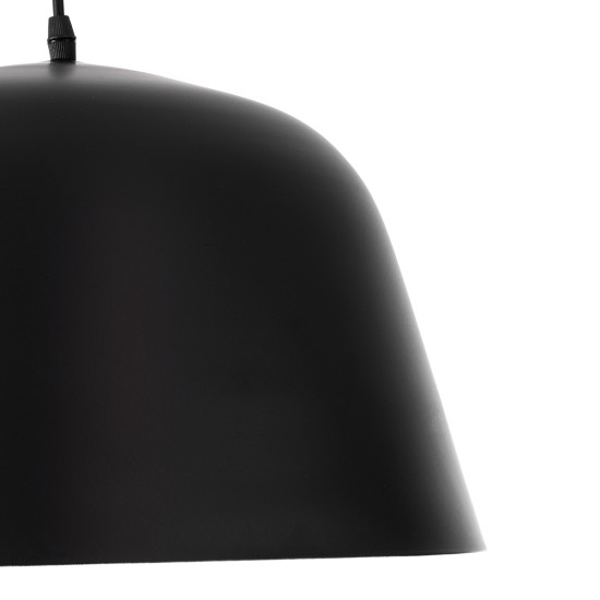 GloboStar® UPVALE 01281 Μοντέρνο Κρεμαστό Φωτιστικό Καμπάνα Μονόφωτο 1 x E27 IP20 Μαύρο & Λευκό Μέταλλο - Μ40 x Π40 x Υ24cm GloboStar® UPVALE 01281 Μοντέρνο Κρεμαστό Φωτιστικό Καμπάνα Μονόφωτο 1 x E27 IP20 Μαύρο & Λευκό Μέταλλο - Μ40 x Π40 x Υ24cm